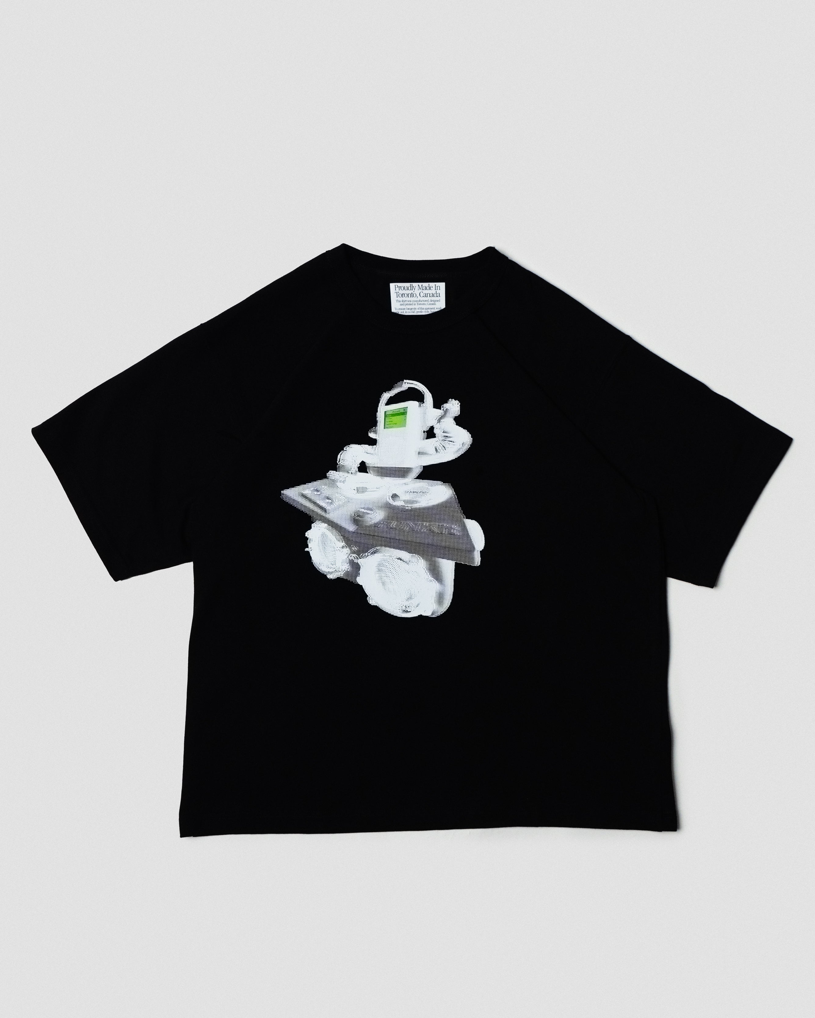 Pod DJ Halftone Shirt (Black)