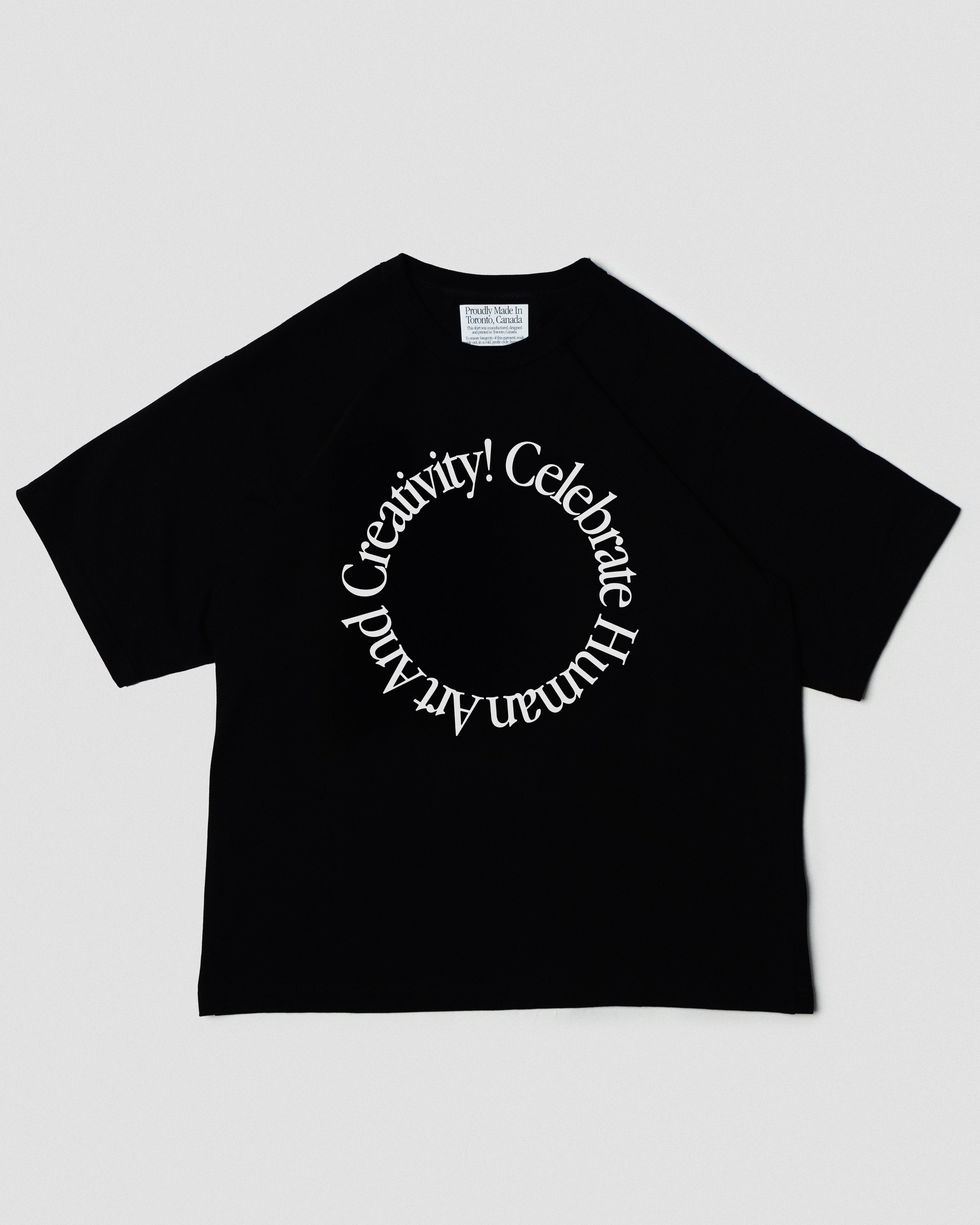Celebrate Human Art And Creativity! Shirt (black limited edition)