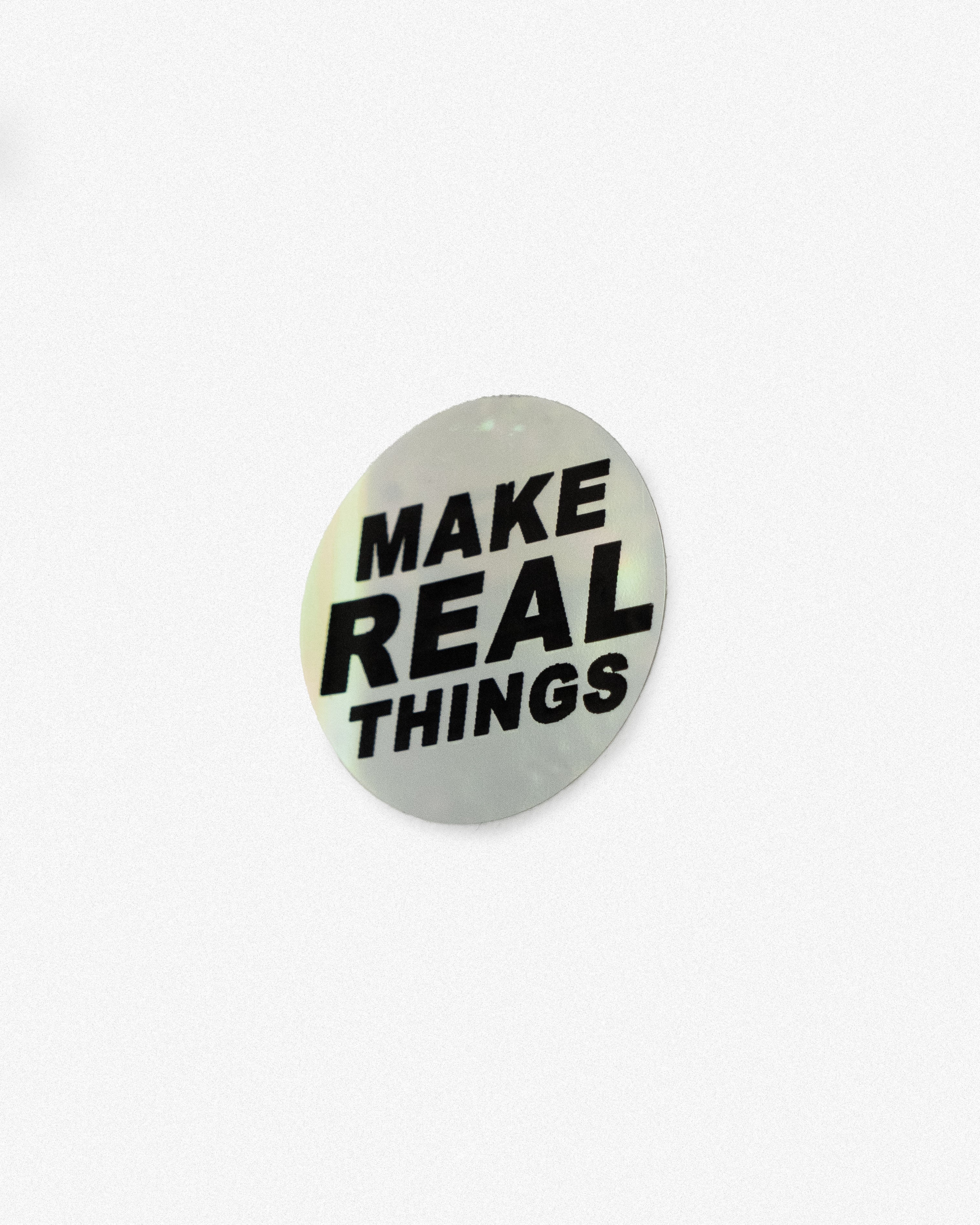 Make Real Things Sticker Pack